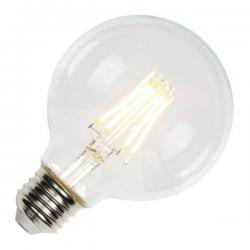  (DISCONTINUED)6-1/2 Watt (60 Watt Equivalent) G25 Dimmable Filament LED Light Bulb 